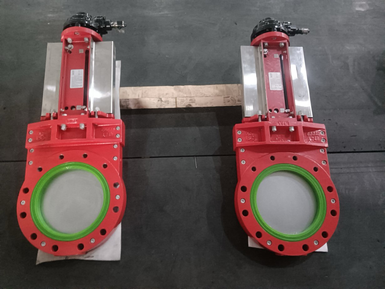 wear resistant PU lined knife gate valves, abrasion resistant polyurethane lined knife gate valves