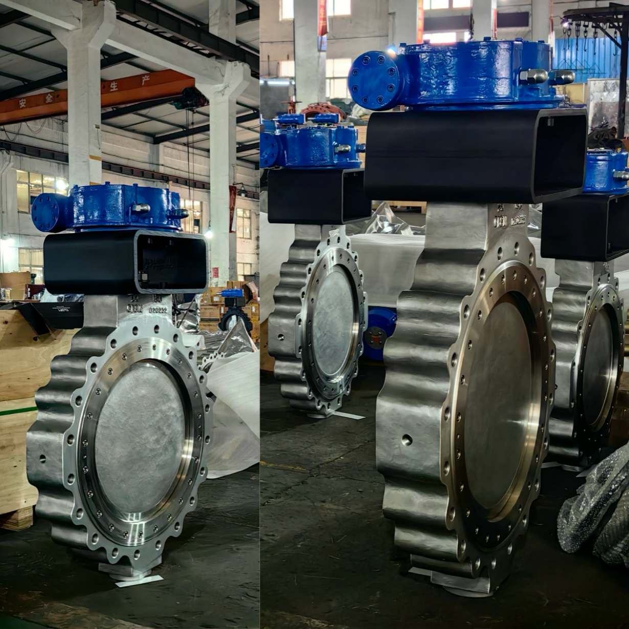 high performance double eccentric butterfly valves