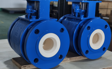 Abrasion and Corrosion Resistant Ceramic V-port Control ball valves exported to USA