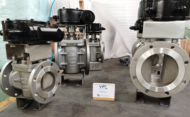 YFL 1.4408 Stainless Steel DIN PTFE Sleeved Plug Valves Exported To Germany