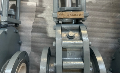 Repeated orders of pneumatic ceramic double disc gate valves exported to Philippines