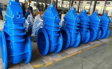 YFL Ductile iron GGG50 Metal seated gate valves are ready for shipment to Kenya